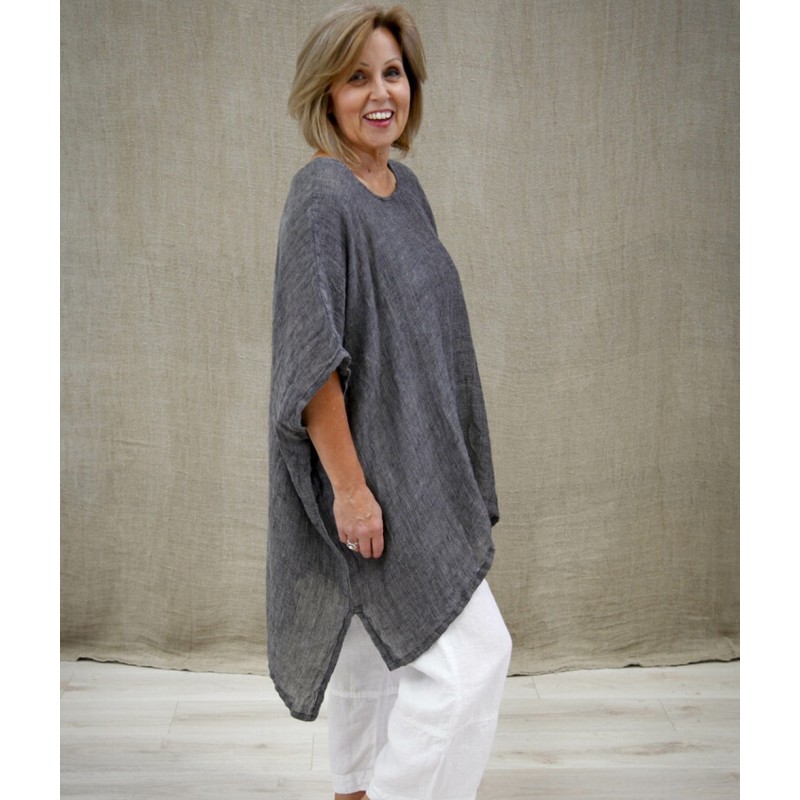 Long Kaftan In Lunar Black